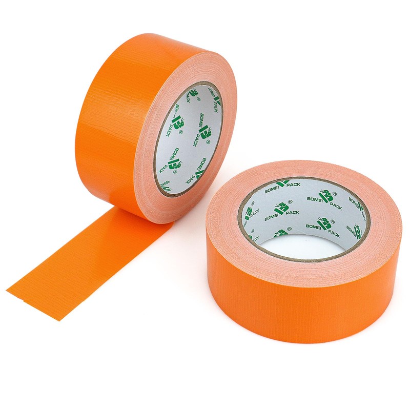 BOMEI PACK Duct Tape Orange, Heavy Duty Strong Industrial Color