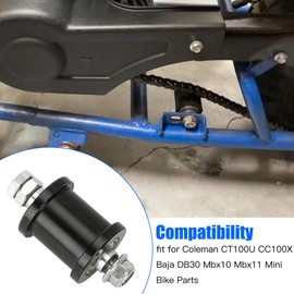 YOXUFA 8mm Mini Bike Chain Tensioner with 1-3/4" Roller for Coleman CT100U CC100X Baja Doodlebug DB30 Motovox Mbx10 Mbx11 Predator 79cc 97cc 98cc 100cc 2.5 3.0hp Powersport Mini Bike Parts