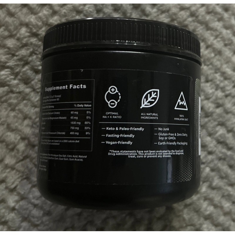 Verus Nutrition ~ Electrolyte Mix ~*Lemon Lime*~ 60 Servings ~