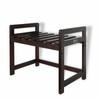 CONSDAN Microwave Stand, USA Grown Hickory Microwave Shelf, Wooden Microwave