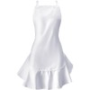 Geyoga Women's Waist Apron Cooking Apron Kitchen Waitress Apron Maid