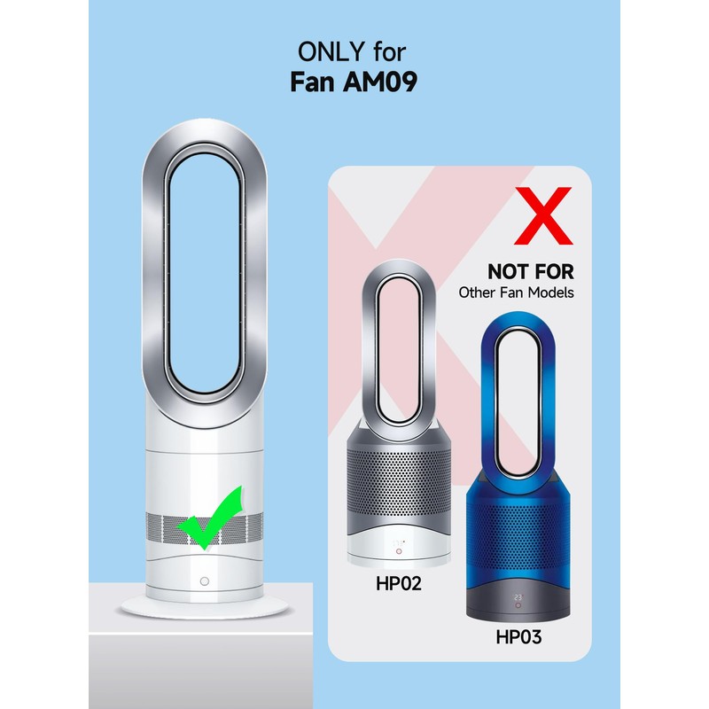 MOVHEIYL Replacement Remote Control Compatible With Dyson AM09 Hot+Cool Fan