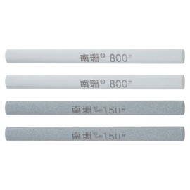 HARFINGTON 4pcs Knife Sharpening Stone Set 150/800 Grit Cylinder Knife Sharpening Stone Sharpener Whetstone for Knives Scissors Kitchen Sharpen Tools