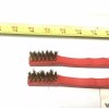 Vaper 41226 VAPER RED SMALL BRASS WIRE BRUSH (2 PIECES)