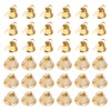 100 Pcs Small Golden Liberty Bells Christmas Jingle Bells Craft