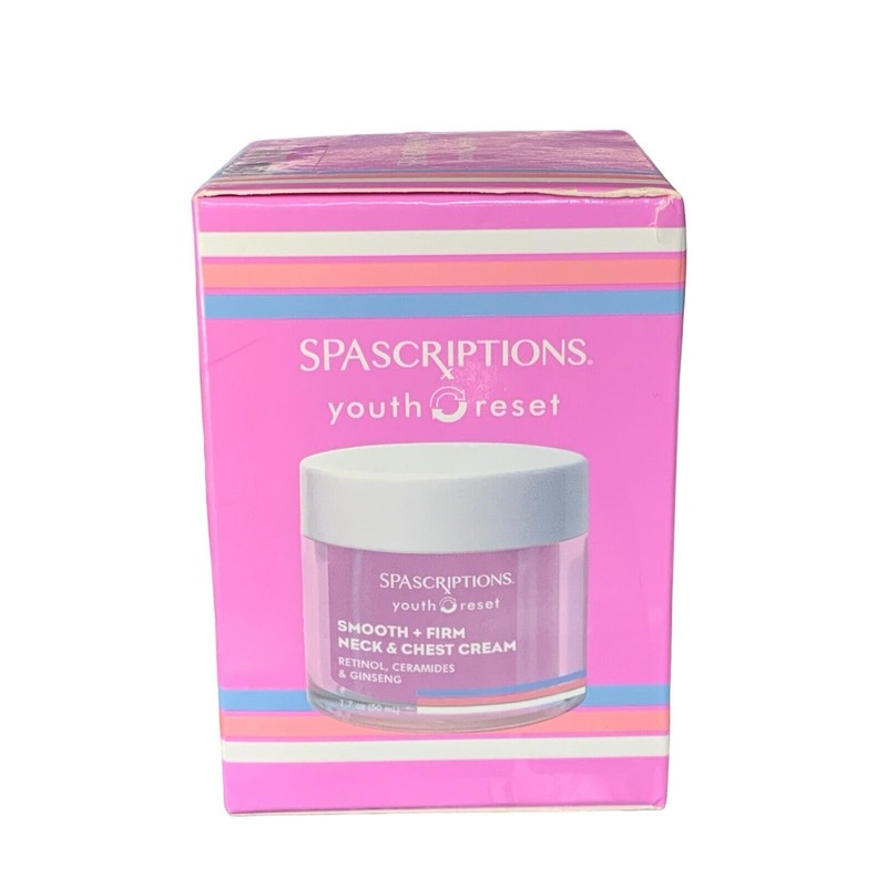 spascriptions Antiaging Smooth+Frm NECK & CHEST TTMNT RETINOL CERAMIDES GINSENG