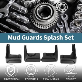 TUCKBOLD Mud Flaps Splash Guards for Toyota Sienna 2018-2021 Front & Rear Mud Guards W/Mount Accessories