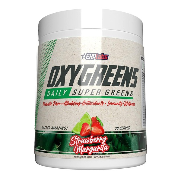 EHP Labs OxyGreens Daily Super Greens Strawberry Margarita 30 Servings