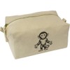 'Happy Baby Monkey' Canvas Wash Bag/Makeup Case (CS00042234)