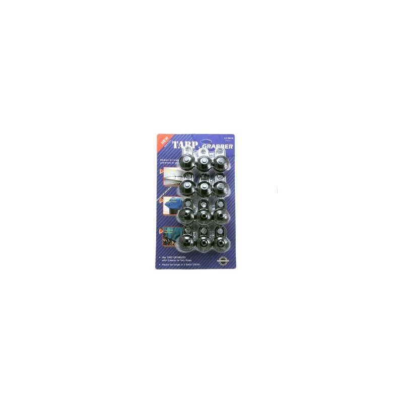Tarp Grabbers TG-12 Tarp Grabbers, 12-Pack
