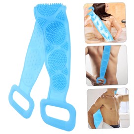 TOVINANNA 2pcs Shower Belt Exfoliating Loofah Sponge Pads Back Scrub Brush Back Scrubber Exfoliating Shower Back Scrubber Back Scrubbing Body Scrubber Back Washer Scrubber Shower Massager