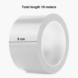 Nikovoke 10M Cloth Bookbinding Tape 5cm Waterproof Repair Tape for Books Repairing, Carpet Edges & Craft Reinforcing Protecting and Covering (Blue)