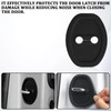 UQWU 4PCS Door Latch Lock Covers, Car Door Edge Latch