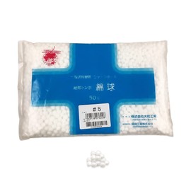 大和工場 ヤマト Yamato 地球トンボ 綿球 50g コットンボール (#5（5mm 極小 50g 約2,500球）) 076229