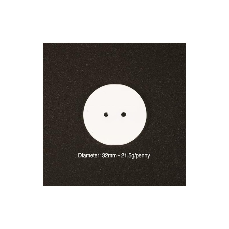 Shelver Coated Lead Penny Weights, Curtain Weights (50 x 21.5g