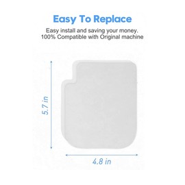 2 Pack Foam & Felt Filters Compatible with Shark Stratos Powered Lift-Away Upright Vacuum with DuoClean PowerFins HairPro AZ3000 AZ3000C AZ3000W AZ3002 AZ3002C, Replace Part XFFKAZ3000