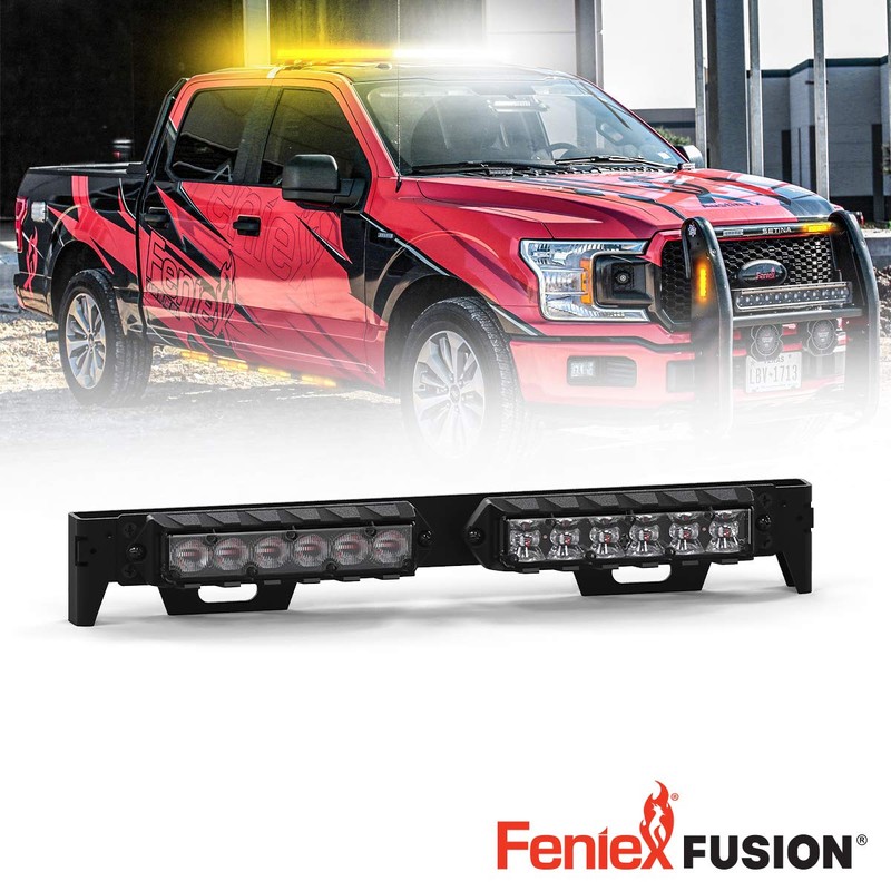 Feniex Fusion Surface Mount Brackets (License Plate Mount)