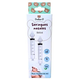 Docteur B 2 x Nose Syringes - Breathing Comfort for Babies and Adults