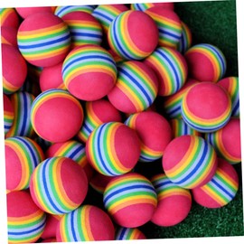 GANAZONO Pack Mm Soft Eva Training Ball Rainbows Sponge Balls for Indoor Practice Safe for Furniture Glass