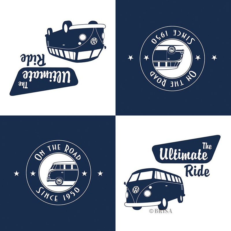 VW Collection by Brisa "Ultimate Ride" T1 Napkins