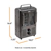 EZ-HEAT 1,500-Watt Portable Milkhouse Style Utility Space Heater with Adjustable