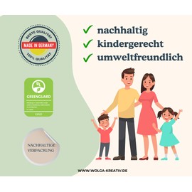 wolga-kreativ Wall Sticker for Children's Room - Wall Sticker Forest Animals Bear Deer Decorative Children's Room Wall Sticker Girl Boy Baby Room Wall Sticker Girl Boy