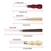 4 Pcs Handheld Tool Compact Size Long Handle Punching Awls