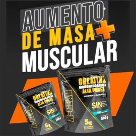 Creatina Monohidratada Suplemento Alimenticio Sin Sabor