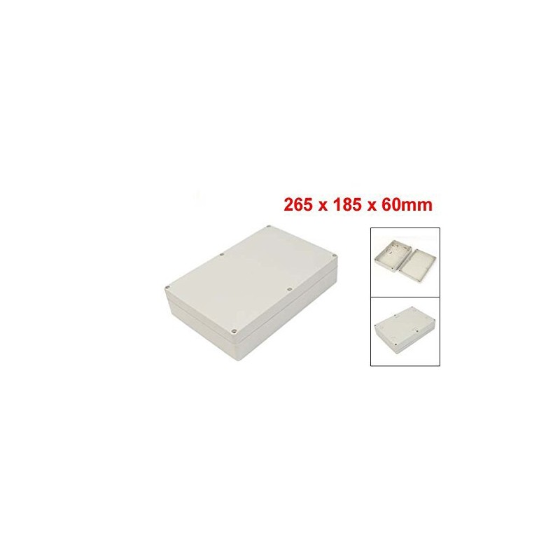Saim 265 x 185 x 60mm Waterproof Plastic Power Enclosure