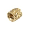 TOP-VIGOR 60Pcs M3 Threaded Knurled Insert Nuts, M3 x 5mm