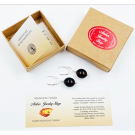 Amber Earrings Silver | Amber Jewellery | Natural Amber Earrings Drops, No, Amber