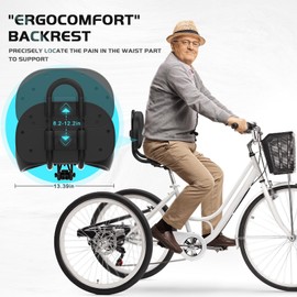 Noseless Bike Seat Cushion for Men & Women - Extra Padding & Comfort Wide Bicycle Seat, Oversized Comfortable Saddle for Peloton Bikes, Exercise Bikes, Electric Bikes, Cruiser Bikes