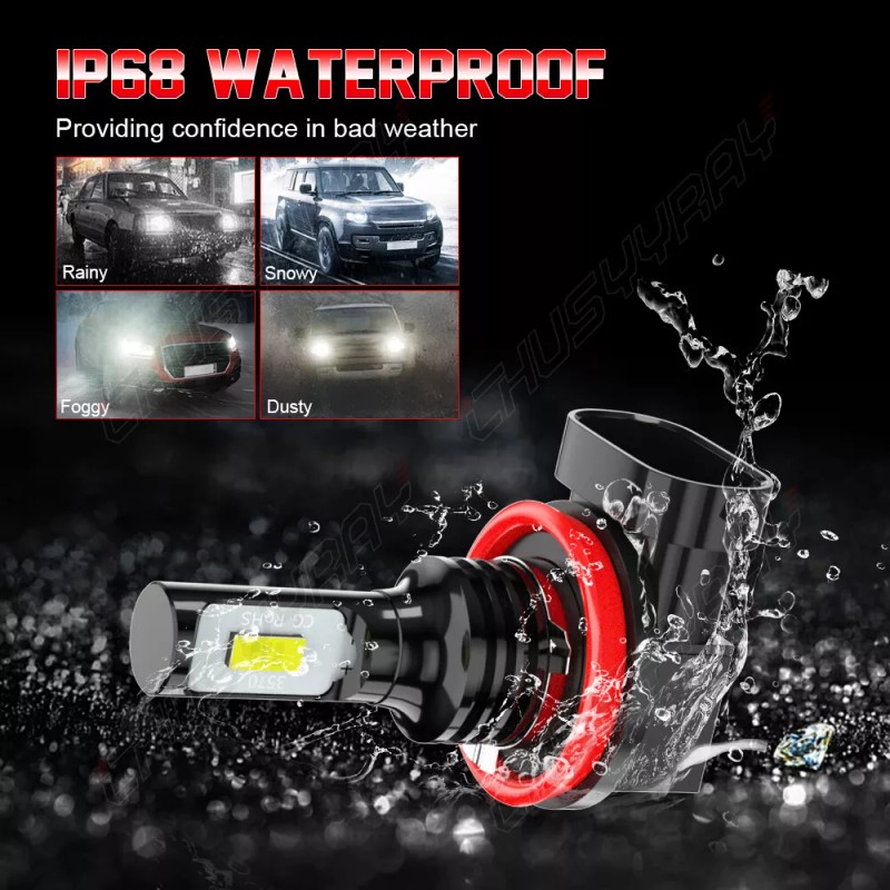 CHUSYYRAY For 2016-2020 Honda Civic 6500K LED Headlight High Low