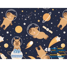 FLINK Rompecabezas Infantil Capibara 48 Piezas