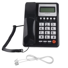 KXT8001CID Corded Telephone Multifunctional Wired Landline Phone with LCD Display for Home Hotel Office