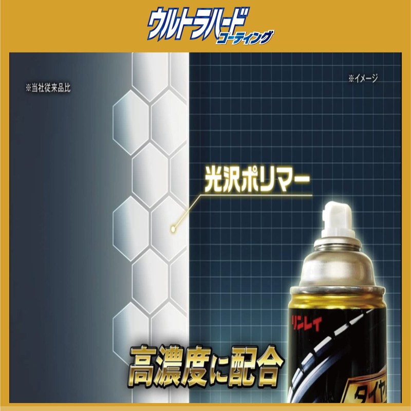 RINREI D-25 Ultra Hard Coating for Tires, 16.9 fl oz