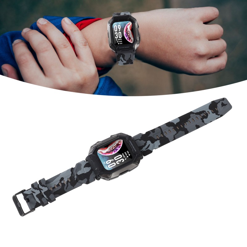 Kids Fitness Tracker Watch Waterproof 380mAh Battery 24 Sports Modes