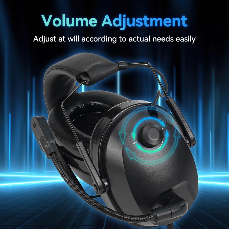 Retevis Two Way Radio Headset with Mic,Volume Adjust,for Retevis H777