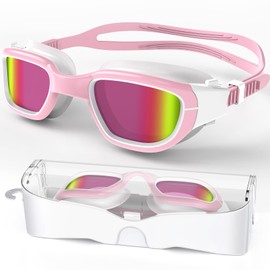 Zeligerstar Swimming Goggles, Anti-Fog Swim Goggles, Polarized UV Protection Adult Goggles, Pool Goggles for Men Women