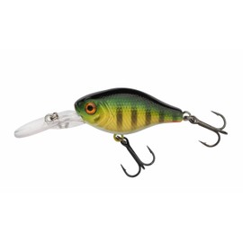 Berkley Pulse Fry Deep Crankbait Fishing Lure High Effective Hard Bait Sinking Minnow for Bass Trout Chub Aspen Long Throw Deep Diving Bait 1.5" Frog