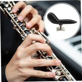 Kisangel 1pc Ergonomic Bassoon Wrist Rest Pad Professional Comfortable Support Handle Base for Big Tube Non Slip Design for Stability Replacement for Your Old Accessory Black