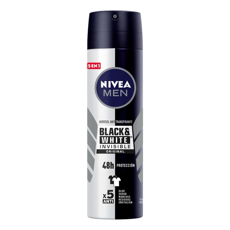 Desodorante Nivea Men Black & White Invisible Power Original antimanchas