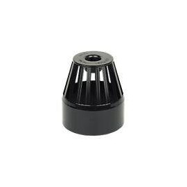 FloPlast Vent Terminal 110mm Soil Black