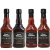 Evan Williams BBQ grilling Variety FOUR pack Includes: Spicy Apple/Hot-N-Spicy/Hickory