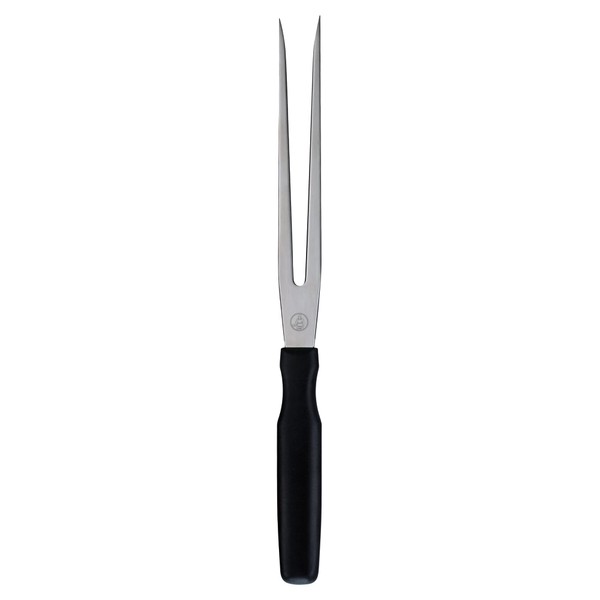 Messermeister Pro Series 7” Straight Carving Fork - German X50 Stainless Steel & NSF-Approved PolyFibre Handle - Rust Resistant & Easy to Maintain - Made in Portugal