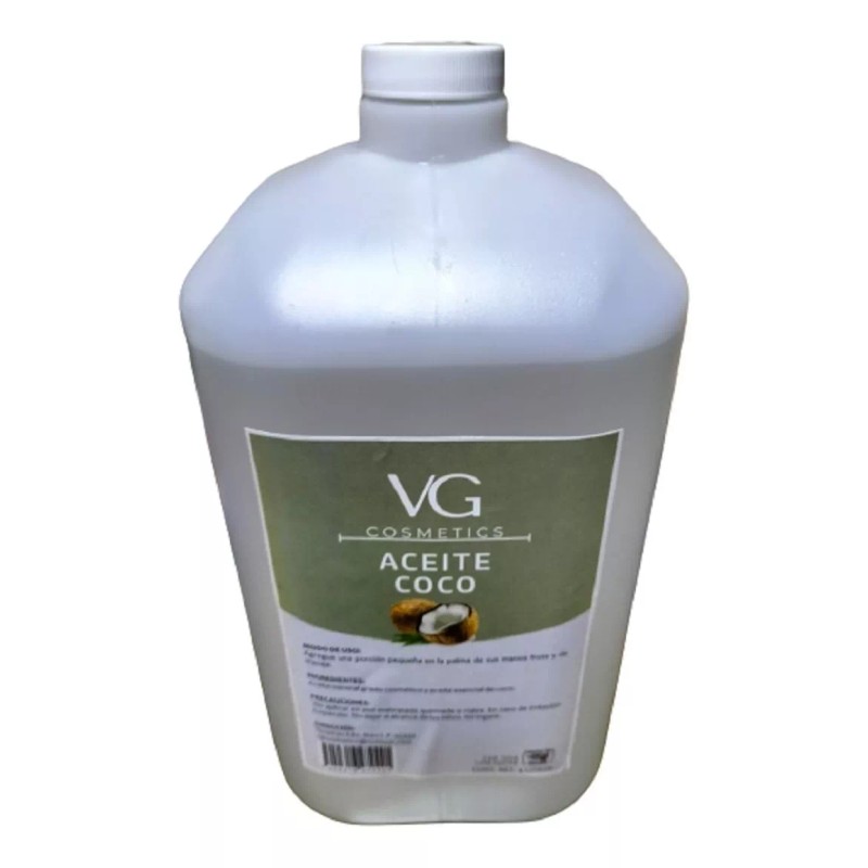 VGCOSMETICS Aceite Masajes Coco Corporal Spa Profesional 4 Litros