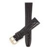 Bandini 17mm Womens Italian Leather Watch Band Strap - Brown