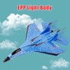 RC Airplane with Light Model Aircrafts EPP Foam Fighter Rechargeable