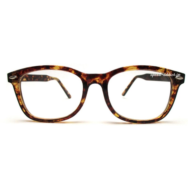[DESIGN YEWEAR] Reinforced Square Wellington Sunglasses, Tortoise Shell x CLEAR