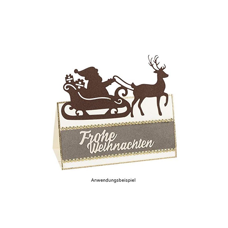 Ideen mit Herz Cutting Dies | Santa with Sleigh |